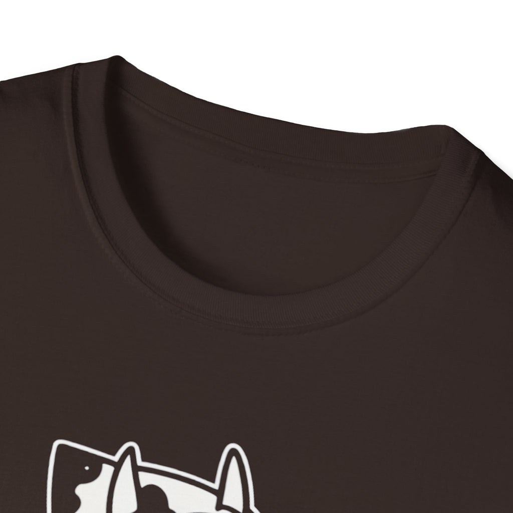 Strong Independent Cat T-Shirt | Cute Coffee Cat Illustration