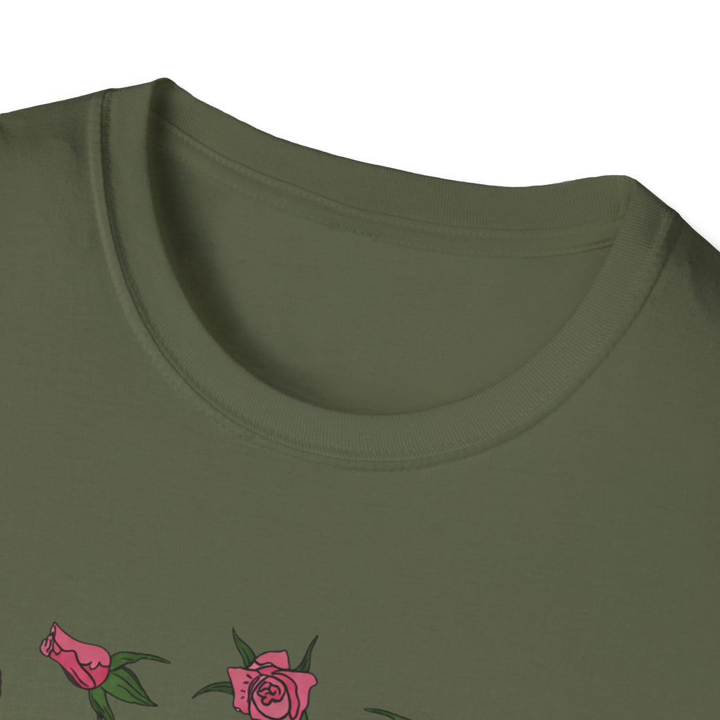 Best Mom Ever T-Shirt | Floral Roses Typography