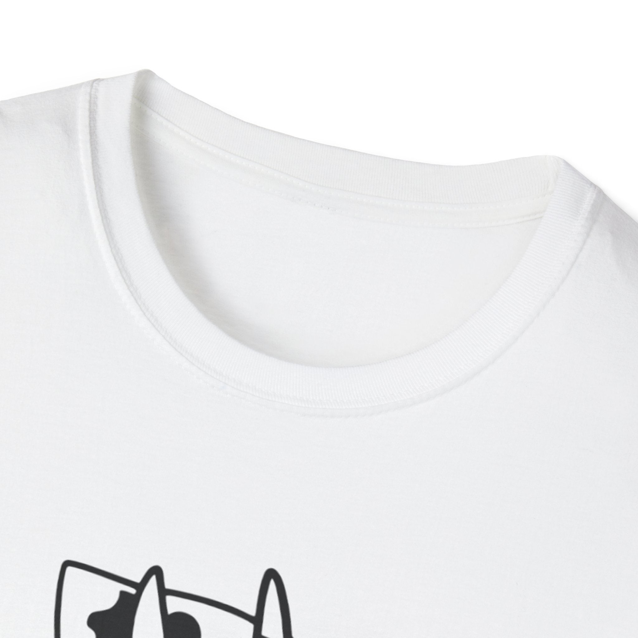 Strong Independent Cat T-Shirt | Cute Coffee Cat Illustration