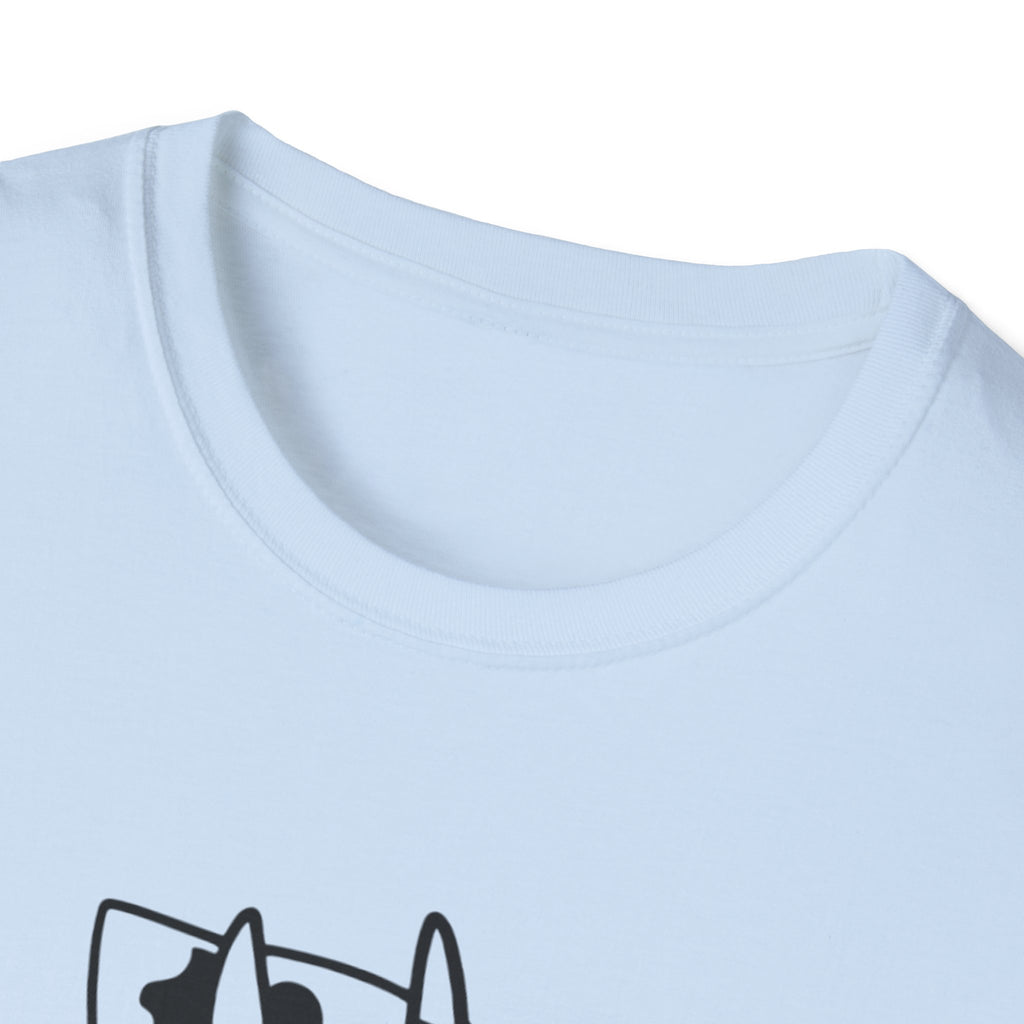 Strong Independent Cat T-Shirt | Cute Coffee Cat Illustration