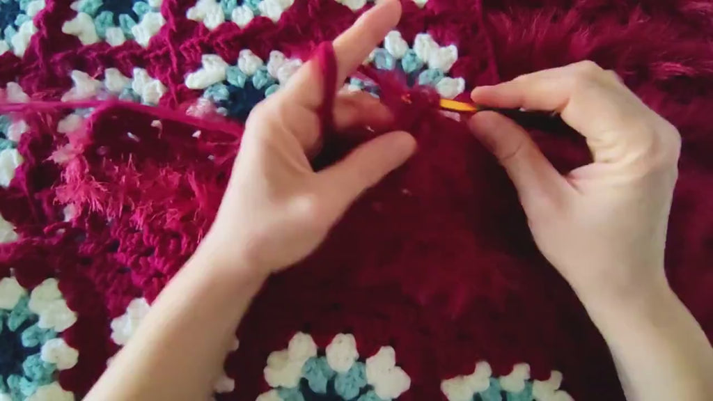 Boho Granny Square Cardigan Pattern PDF (Statement Crochet Jacket)